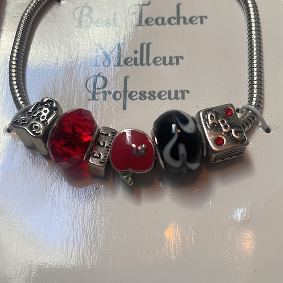 Best teacher charm bracelet - Picture 2 of 3